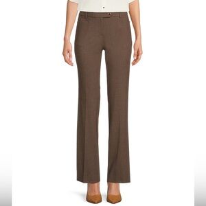 Calvin Klein Dress Pants, Mid Rise Modern Fit Straight Leg Pants, size 8, brown